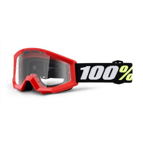 Masque Strata Mini 100% - Red // Clear Lens