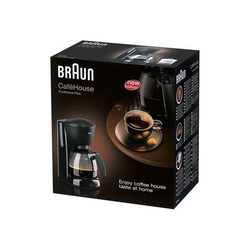 Braun CaféHouse KF 560/1 PurAroma Plus - Cafetière - 10 tasses - noir