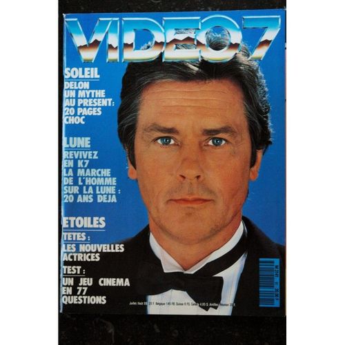 Video 7 091 N° 91 1989 Alain Delon Jc Van Damme Jane Fonda Tom Cruise + Cahier X