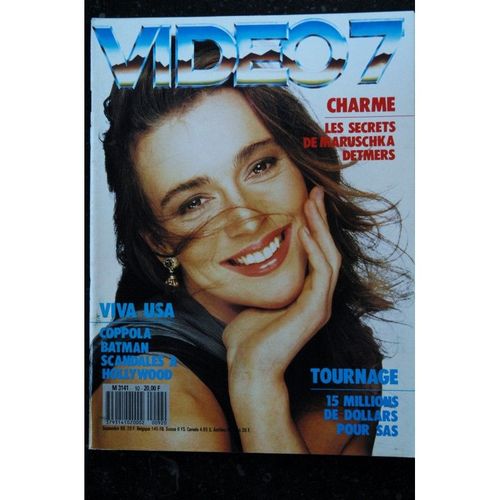 Video 7 092 N° 92 1989 Maruska Detmers Coppola Batman + Cahier X