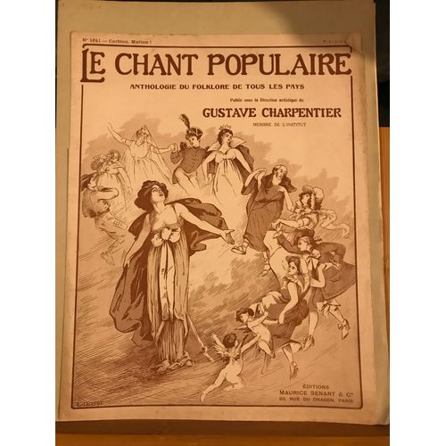 Maurice Duhamel Corbleu Marion Chant Populaire Partition Chant Piano Sénart N°1641