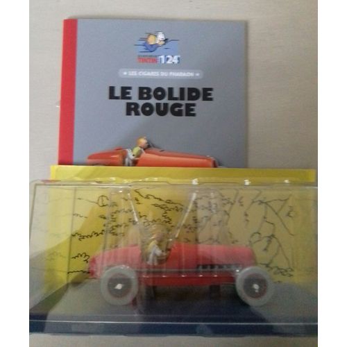 Tintin Le Bolide Rouge  - Les Cigares Du Pharaons 1/24eme Hachette 2019-Hachette