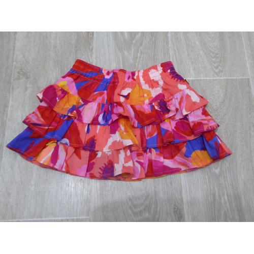 Jupe Courte À Volants Multicolore Catimini - 2 Ans