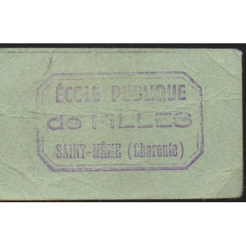 Bon Point "École Publique De Filles" Saint-Même (Charente)