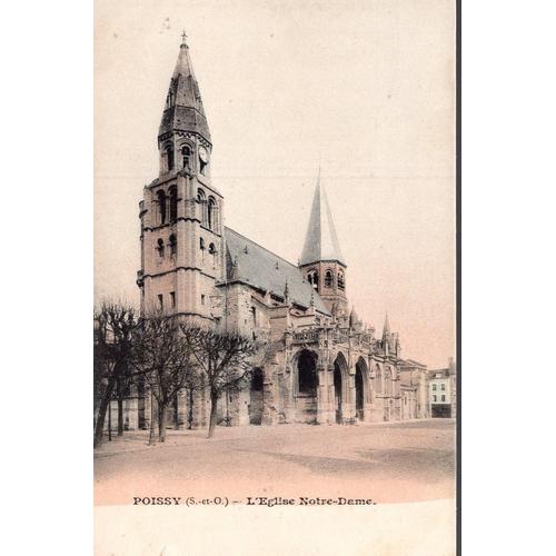 Carte Postale De Poissy (Yvelines) L' Eglise Notre-Dame