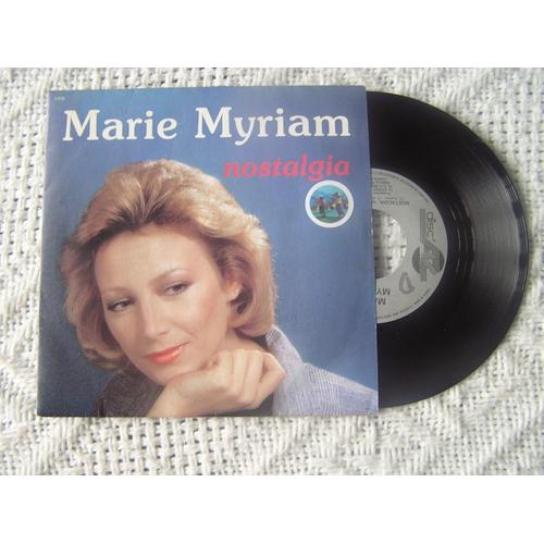 Vinyle 45 Trs Marie Myriam : Nostalgia