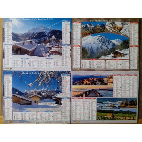 Calendrier/Almanach Du Facteur 2018 - Paysages - Neuf