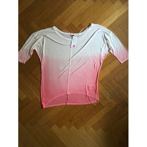 Tee-Shirt Tie And Dye Pimkie Blanc Et Rose Taille S