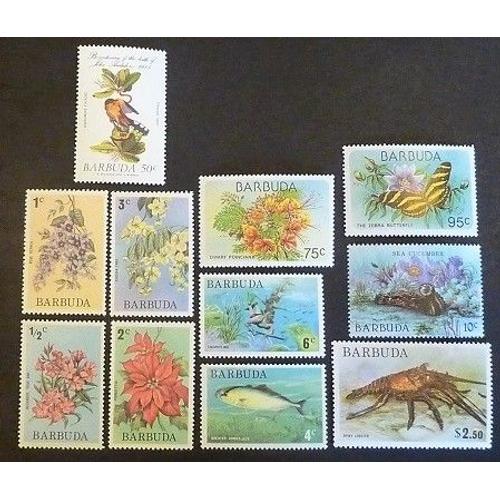 Barbuda Neuf Y Et T N° 191 Et + Lot De 11 Timbres De 1974-85 Nature Et Faune