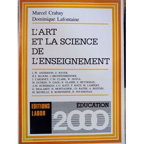 L'art Et La Science De L'enseignement