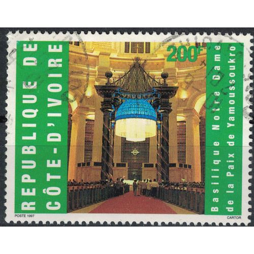 Côte D´Ivoire 1997 Oblitéré Rond Used Stamp Basilique Notre Dame De La Paix De Yamoussoukro