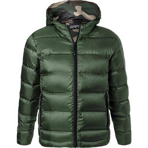 Doudoune Homme ? Capuche - Jn1152 - Vert Olive