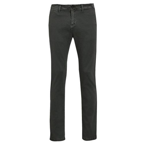 Pantalon Toile Stretch Homme - 01424 L33 - Gris Anthracite