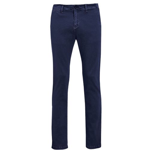 Pantalon Toile Stretch Homme - 01424 L33 - Bleu Marine