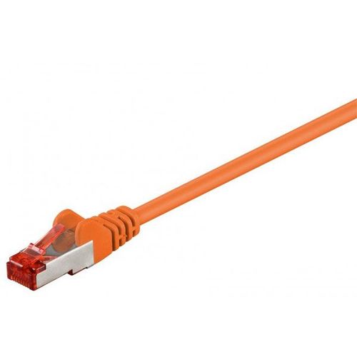 Câble Réseau RJ45 S/FTP C6 0,25m orange PIMF