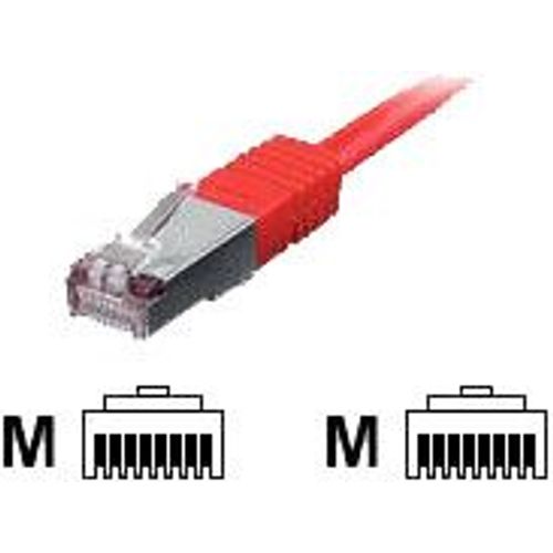 Câble Réseau RJ45 SF/UTP C5e 5m rouge