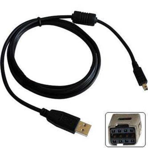 Câble USB (2.0) MINOLTA A plug/8pin mini 1,8m en blister