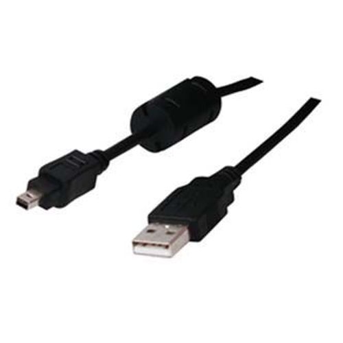 Câble USB (2.0) FUJI A plug/4pin mini 1,8m en blister
