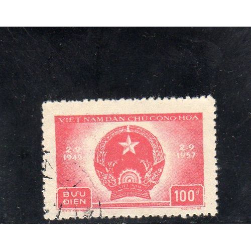 Timbre-Poste Du Vietnam Du Nord (Fête Nationale)