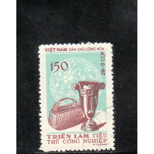 Timbre-Poste Du Vietnam Du Nord (Foire-Exposition De LArtisanat À Hanoï)