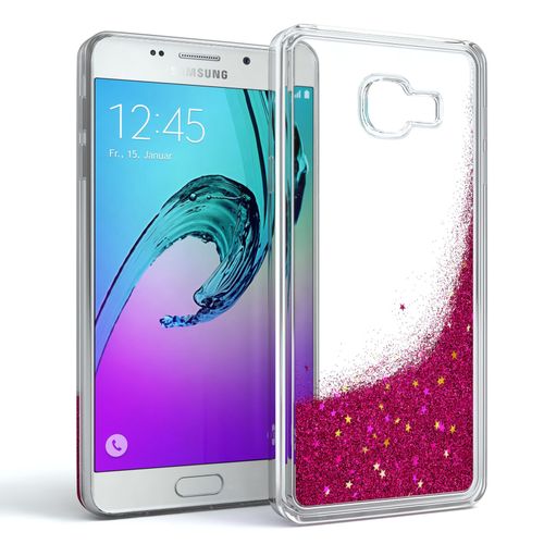 Coque Samsung Galaxy A3 A310 (2016) Liquide Rose Fushia Silicone Rigide (Tpu)