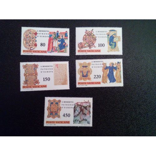 Timbre Vatican Yt 689 A 693 Série; Nursie St. Bienheureux V. 1980