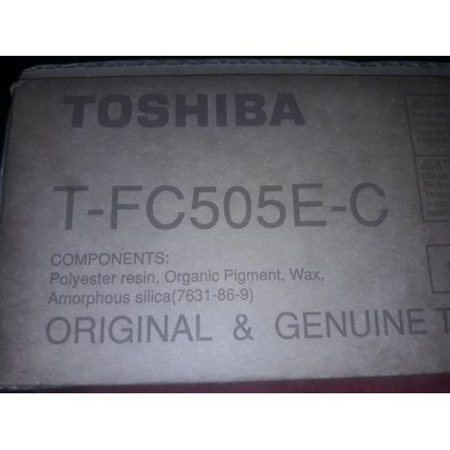 Toshiba T-FC505EC - Cyan - originale - cartouche de toner - pour e-STUDIO 2505AC, 3005AC, 3505AC, 4505AC, 5005AC