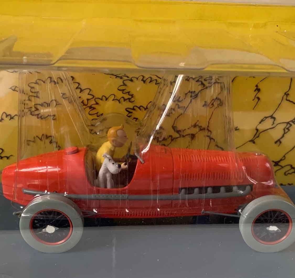 Voiture Tintin N°1-Le Bolide rouge |  Tintin Bou