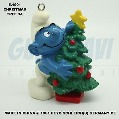 Schtroumpf De Noel Avec Sapin 5.1901 Christmas Smurf