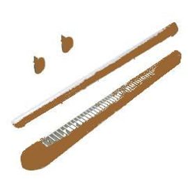 Kit double régulateur déflecteur cache vis vis 30m³ NICOLL - bois clair - 1KHF130C