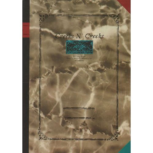Cahier 192 Pages Lignage Simple Creeks N' Creeks Couverture Cartonnée