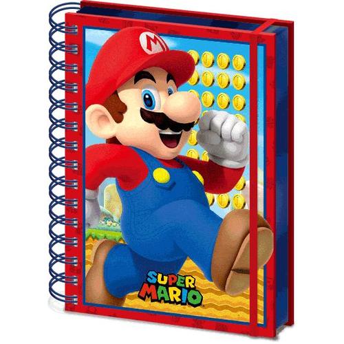 Cahier à spirale Super Mario - Format A5 pas cher