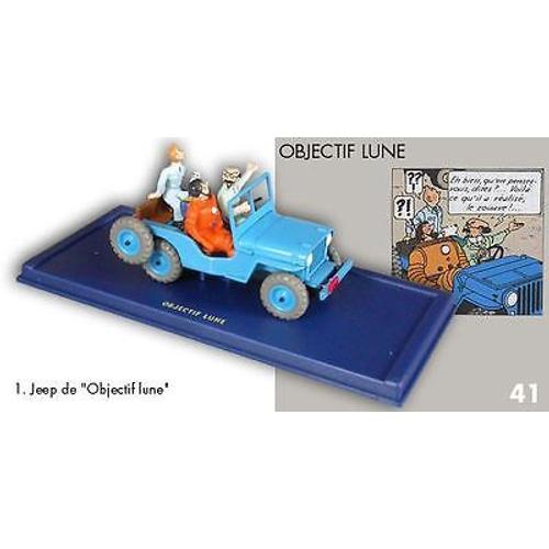 La Jeep D'objectif Lune En Voiture Tintin Hergé Moulinsart #01