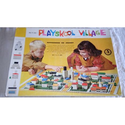 Playskool Village En Bois Vintage