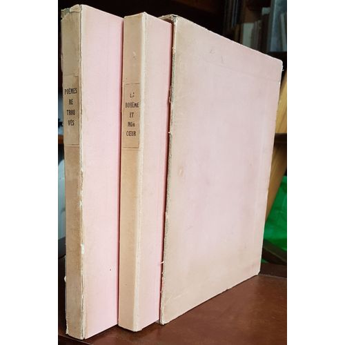 La Bohème Et Mon Coeur - Poèmes Retrouvés - 2 Volumes Sous Coffret