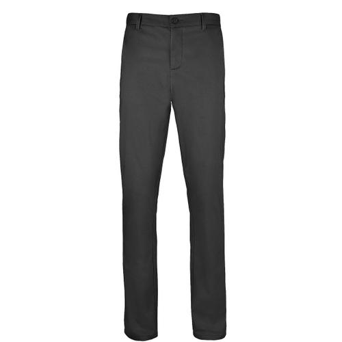 Pantalon Toile Satin Homme - 02917 - Noir