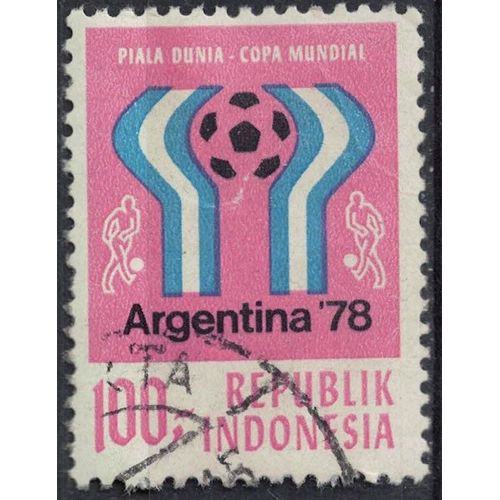 Indonésie 1978 Oblitéré Used World Football Cup Coupe Du Monde Football Argentine 78 Su