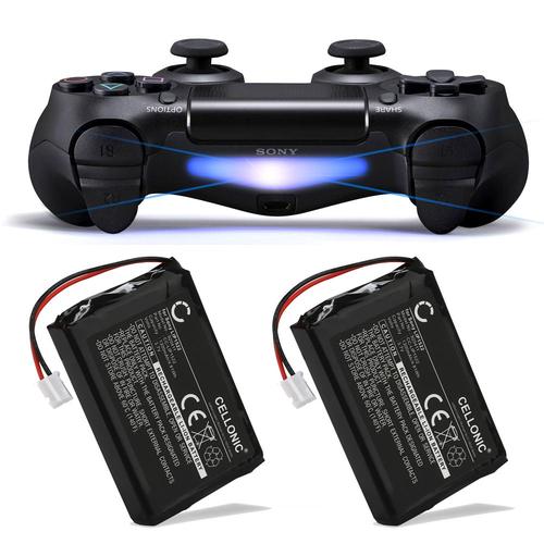 2x Batterie Pour Manette Ps4 V1 (2013) - Dualshock 4 Lip1522 (1300mah), Batterie De Remplacement Pour Contrôleur Playstation 4 1ère Édition
