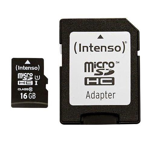 Intenso Carte Micro SD / carte mémoire 16GB Class 10 / UHS-I