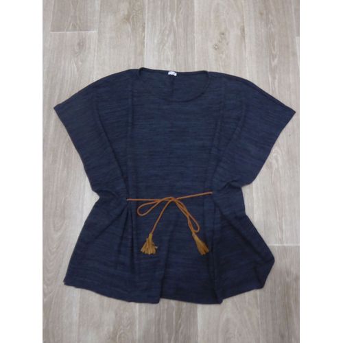 Tunique Maille Bleu Chiné Pimkie - M