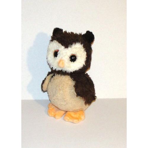 Peluche Chouette Hibou Doudou Ancien 27 Cm