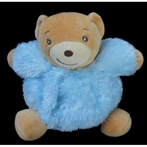 Doudou Ours Kaloo Collection Plume Boule Bleu