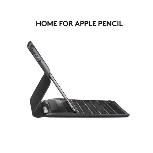Logitech Slim Folio - Clavier et étui - Bluetooth - Français - noir - pour  Apple 9.7-inch iPad (5ème génération, 6ème génération) - Claviers pour  tablette - Achat & prix