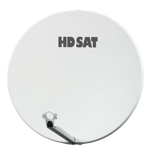 HDSAT Parabole satellite fibre composite Blanche 75cm + BRIDES INOX Anti Corrosion