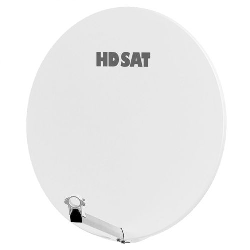 HDSAT Parabole satellite fibre composite Blanche 85cm + BRIDES INOX Anti Corrosion