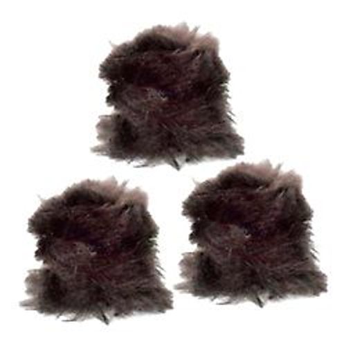 MINIFUR-HS1 Bonnette anti vent en fourrure (Lot de 3)