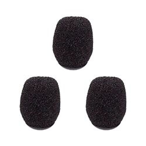 WS-HS1-B Pop filter pour microphone serre-tête noir (Lot de 3)