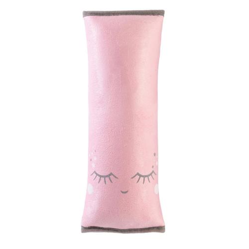 Promotion ! Coussin De Voiture Enfant 'tom Et Zoé' Rose (Ceinture) - 28x11 Cm