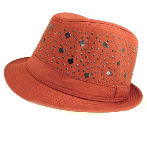 Promotion ! Chapeau Borsalino 'maestro' Rouge Acajou