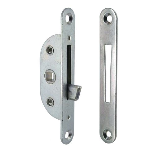 Thirard - loquet à encastrer avec pêne et gâche axe : 17 mm - carré : 7 mm dimensions : 70 x 28 mm - têtière h 110 x 16 mm
